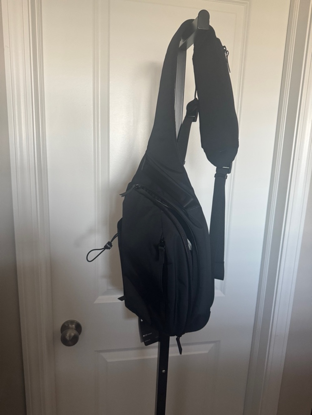 Men's Black Sling Crossbody Bag - Versatile Everyday Carry